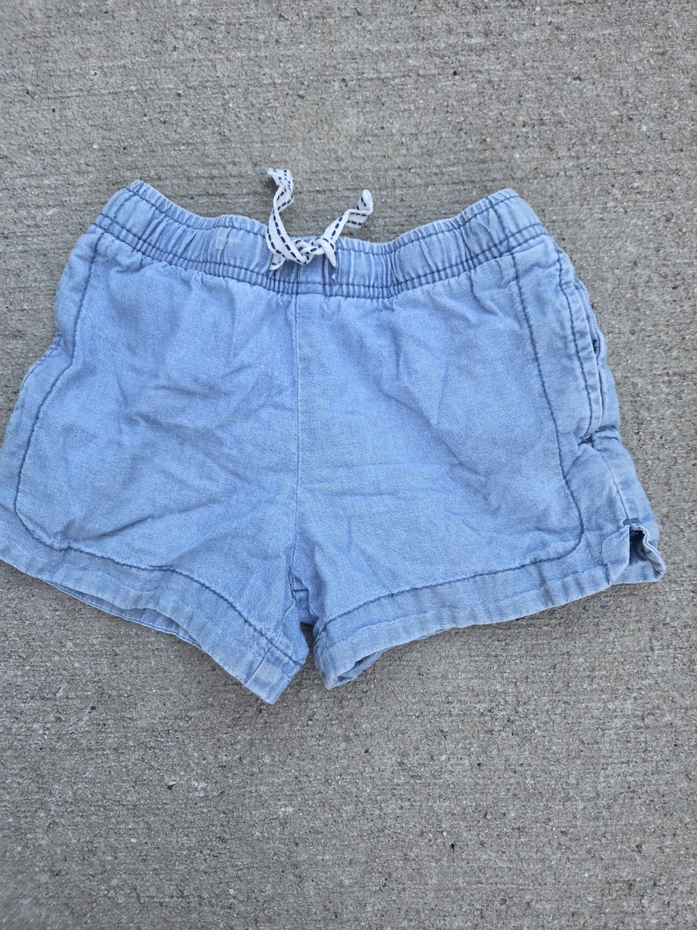 Carter's Light Blue Elastic Waist Shorts